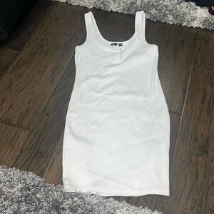 Zara white tank top dress